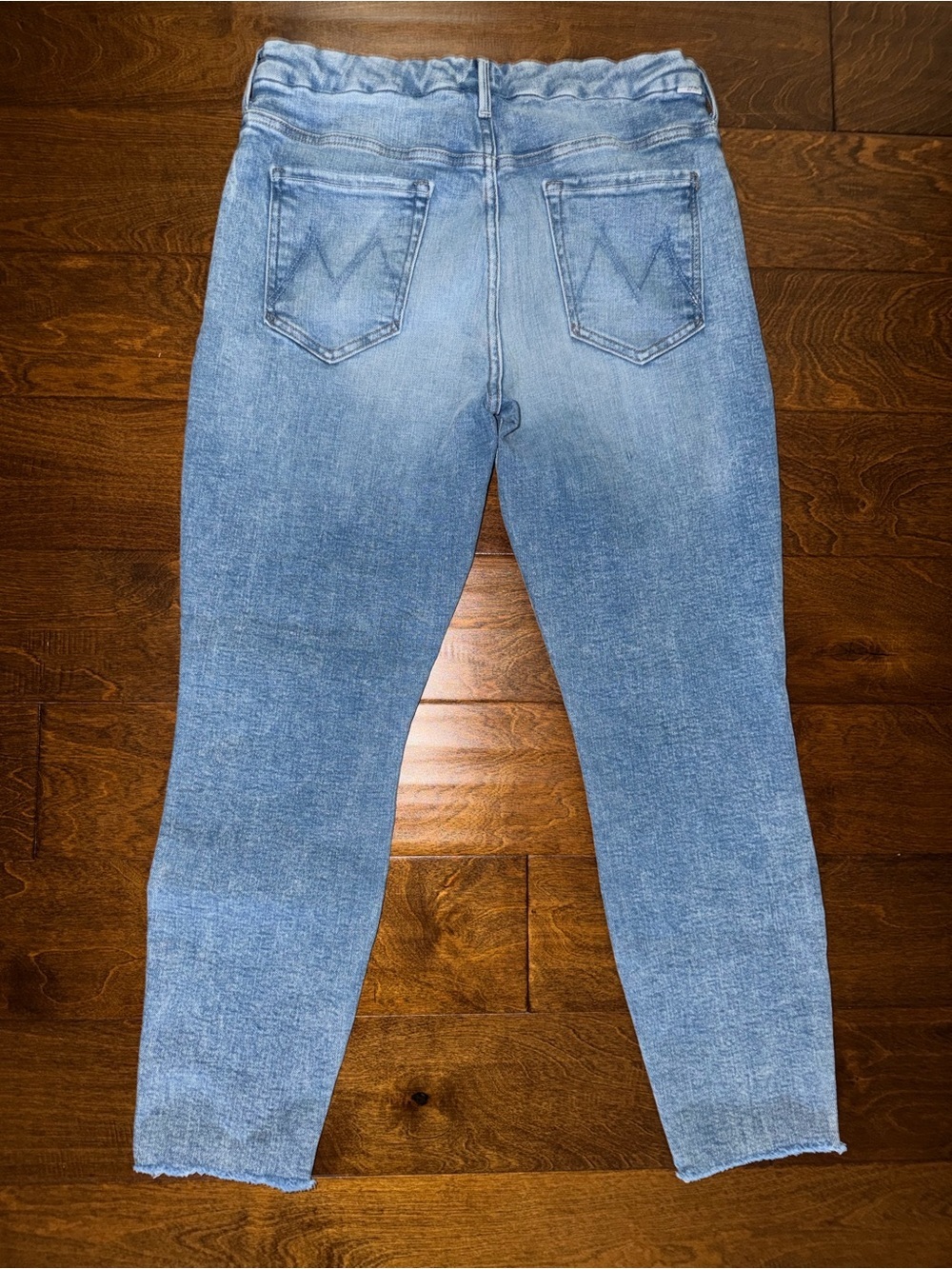 Mother Jeans Women's High Waisted Looker Ankle Fray Jeans Deep Breaths Size 32 - Picture 2 of 13